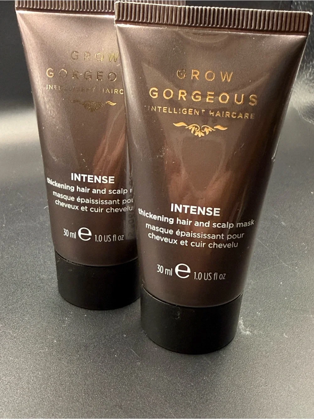 Grow Gorgeous Intense Thickening Hair and Scalp Mask — 30ml Lot of 2